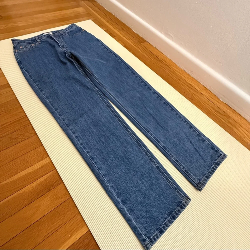 Parke  Straight Leg / High Rise -Medium Wash  Denim Jean Current NWOT SIZE 28